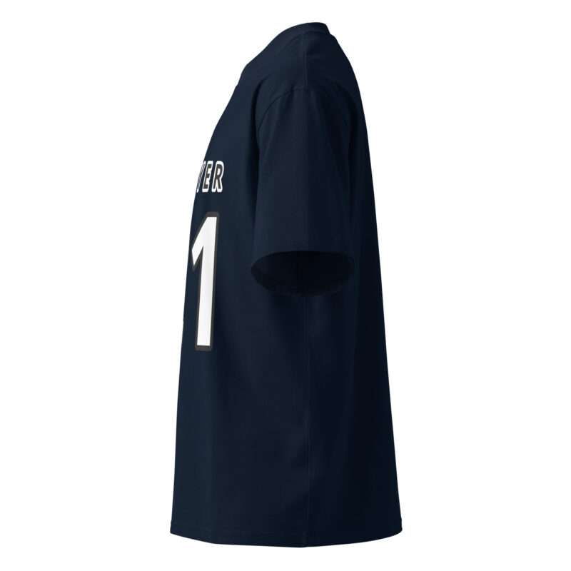Unisex organic oversized high neck t-shirt - Image 4