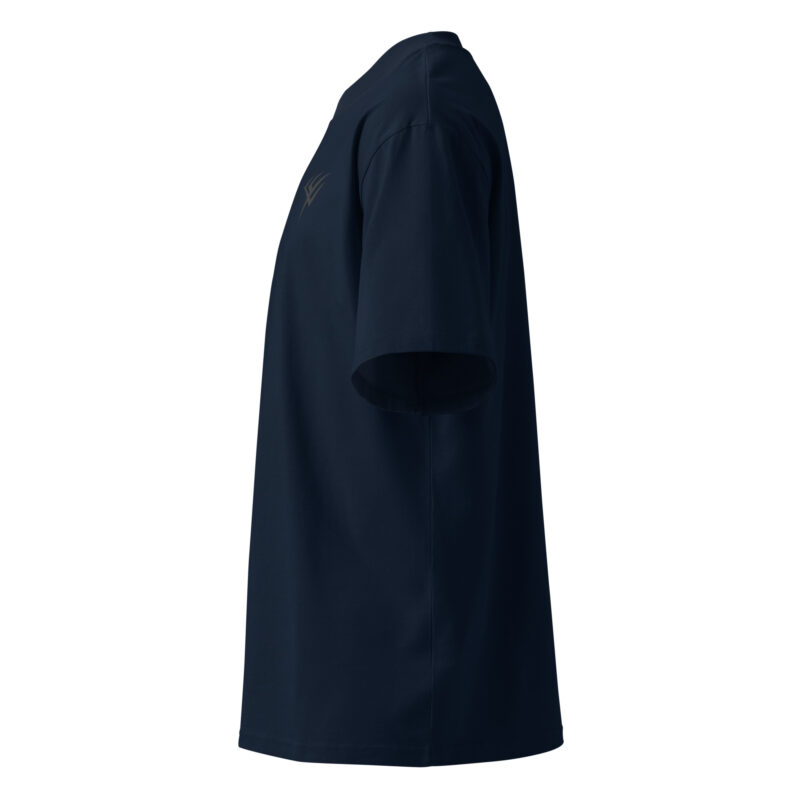 Unisex organic oversized high neck t-shirt - Image 4