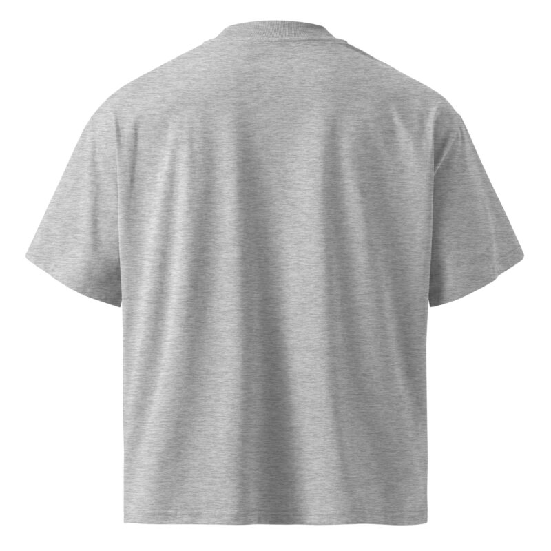 Unisex organic oversized high neck t-shirt - Image 6
