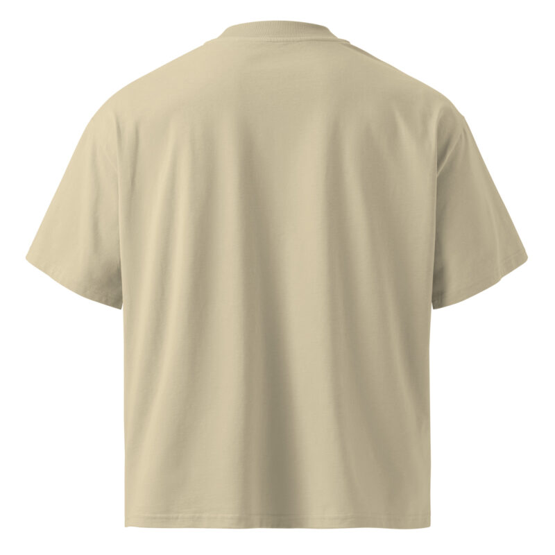 Unisex organic oversized high neck t-shirt - Image 14