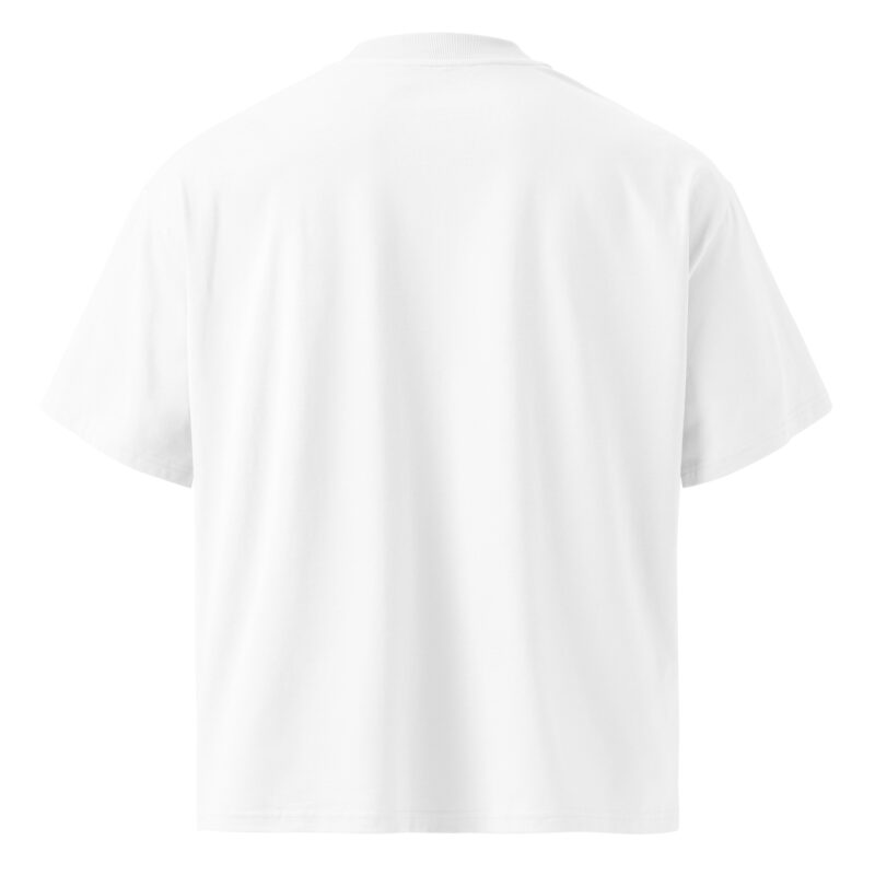 Unisex organic oversized high neck t-shirt - Image 14