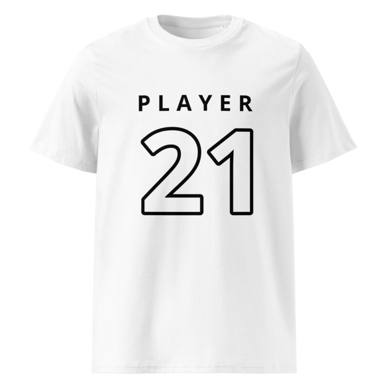 Unisex organic ribbed neck t-shirt