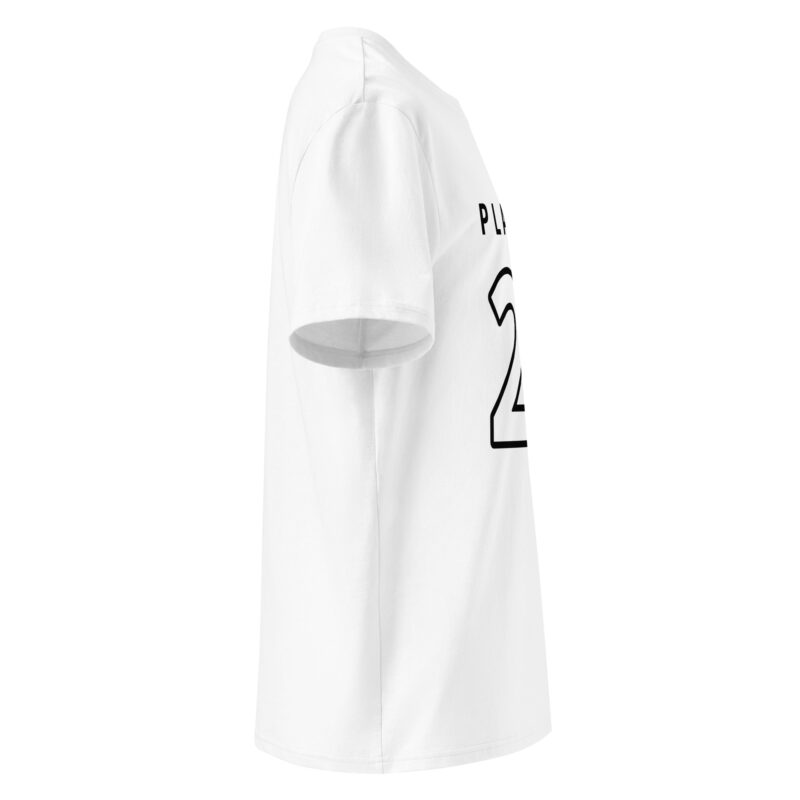 Unisex organic ribbed neck t-shirt - Image 8