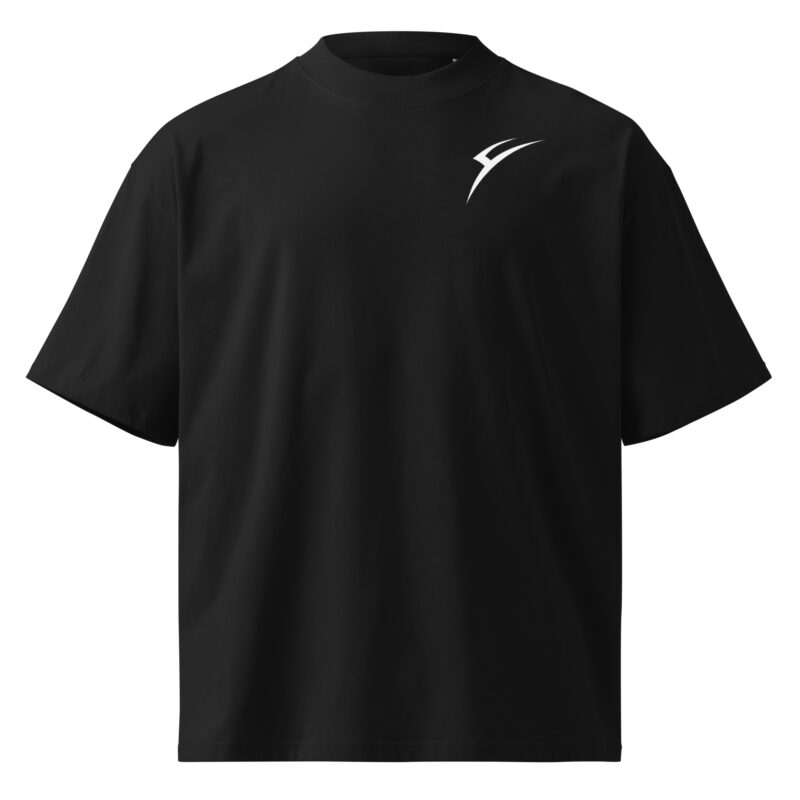 Unisex organic oversized high neck t-shirt - Image 5