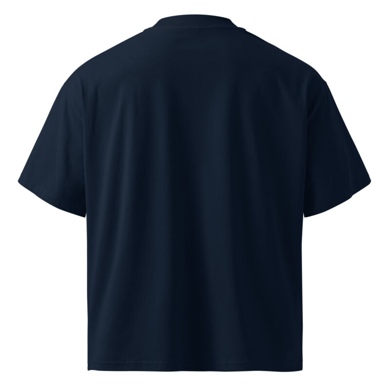 Unisex organic oversized high neck t-shirt - Image 2
