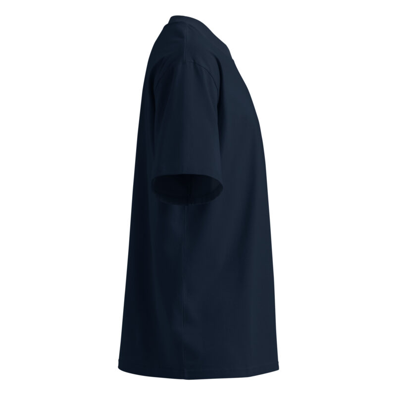 Unisex organic oversized high neck t-shirt - Image 3